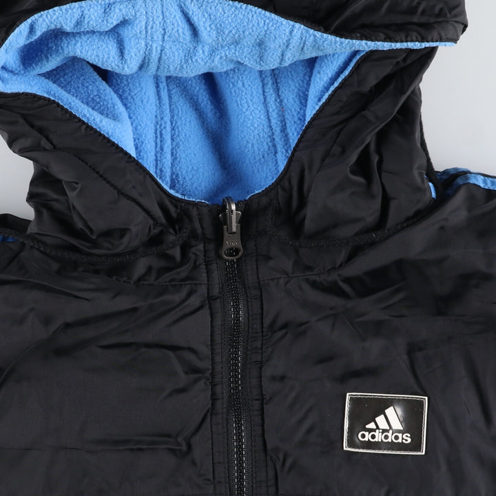 90'S Adidas Reversible Padded Parka Puffer Jacket Men's L Size Vintage /eaa507244