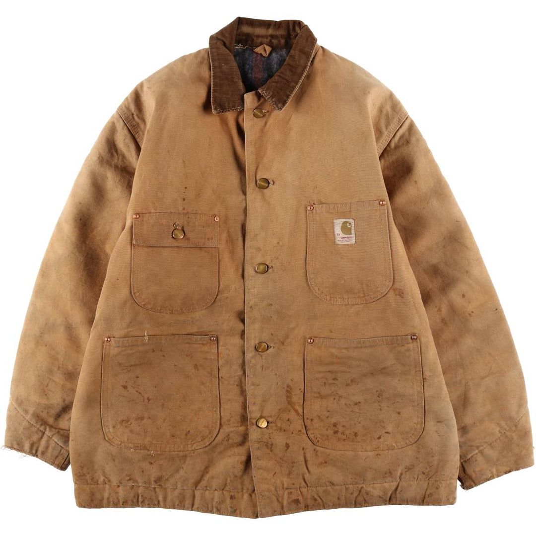 Carhartt Michigan Chore Coat Duck Coverall Men's L size / eaa507248