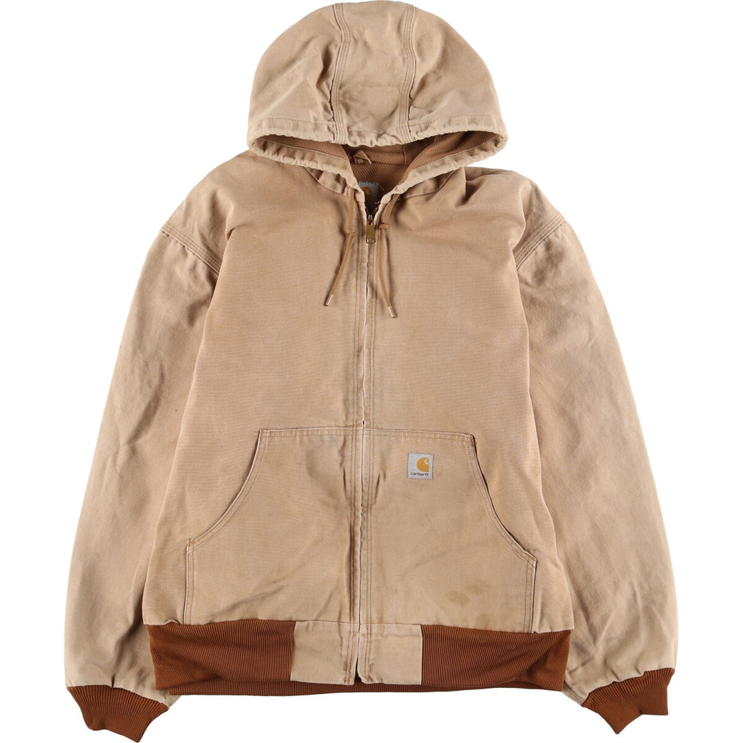 Carhartt Active Jacket Duck Full Zip Parka Made in USA Men's L size / eaa507252