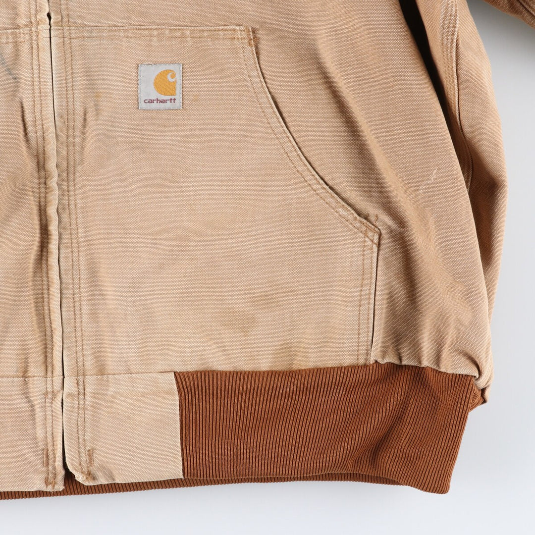 Carhartt Active Jacket Duck Full Zip Parka Made in USA Men's L size / eaa507252