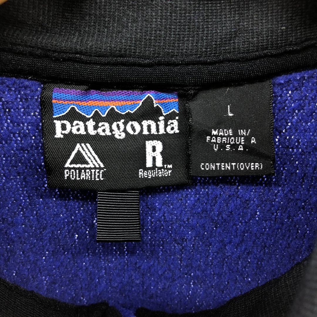 00'S Patagonia Regulator R2 25150FA00 fleece vest made in USA, men's size L / eaa507340