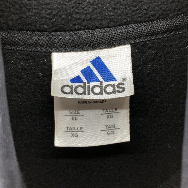 90'S Adidas Fleece Vest Made in Canada Men's XL Vintage /eaa507344