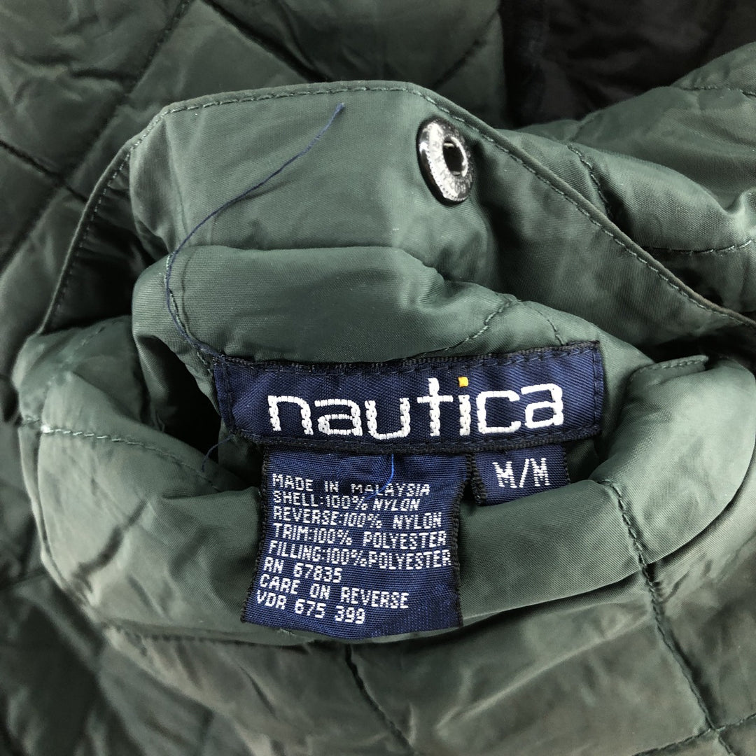 90'S NAUTICA Reversible Quilted Vest Men's M Size Vintage / eaa507360