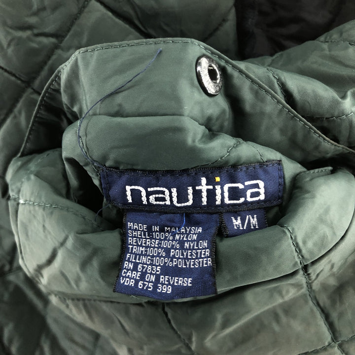 90'S NAUTICA Reversible Quilted Vest Men's M Size Vintage / eaa507360