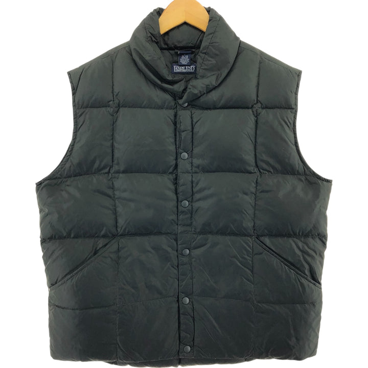 90s~00'S LANDS' END Goose Down Vest Men's L Size Vintage /eaa507368