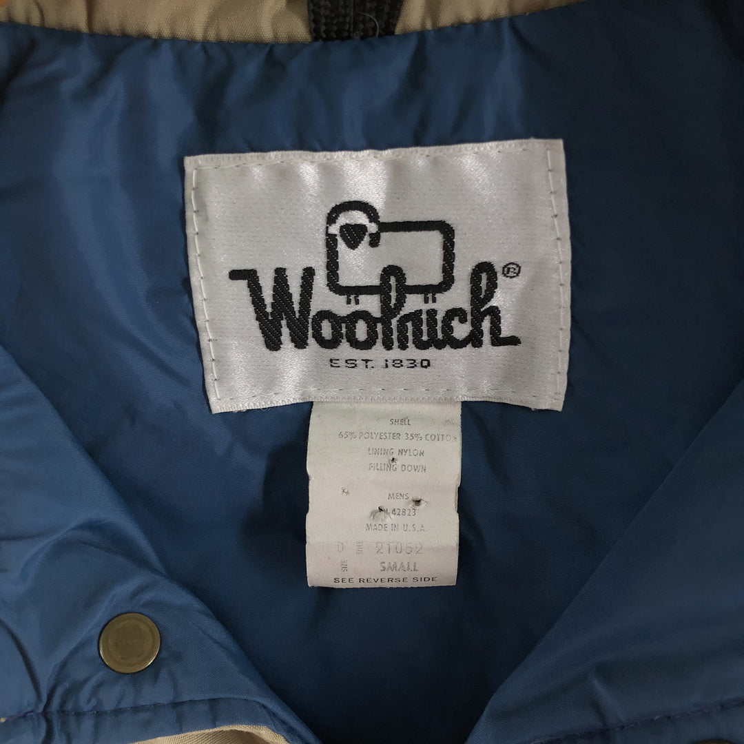 Vintage 70'S WOOLRICH down vest made in USA, size S for men / eaa507386