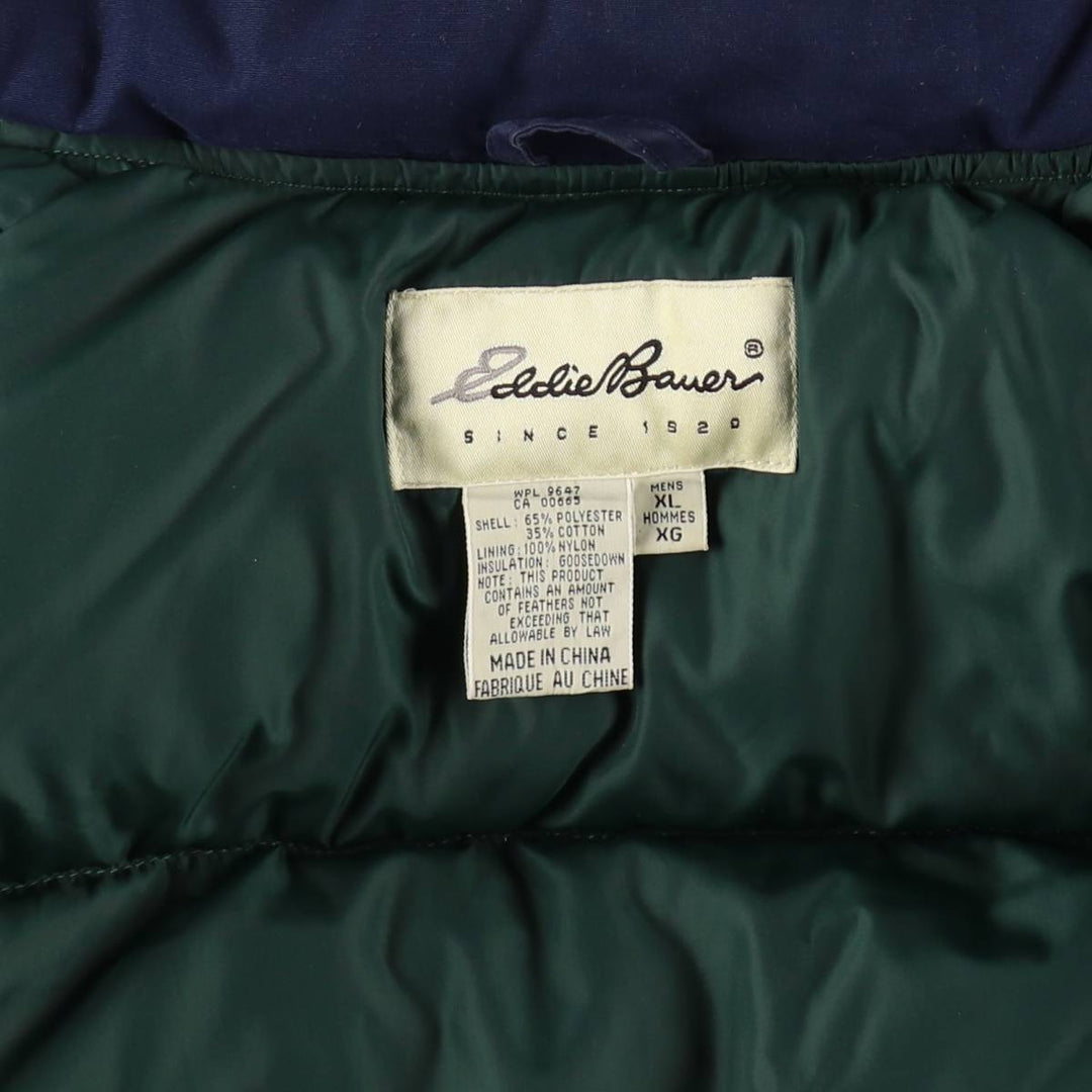 Eddie Bauer Goose Down Vest Men's XL Size / eaa507387