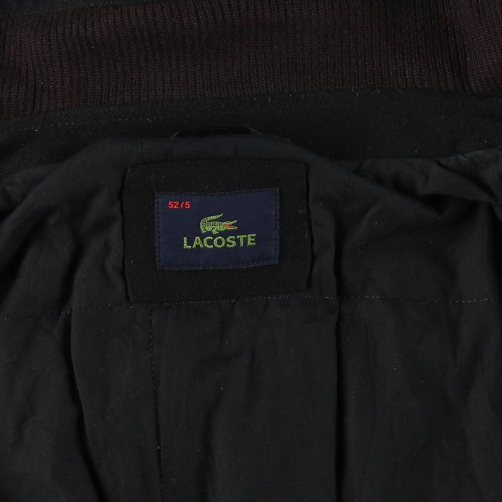 00'S Lacoste LACOSTE padded wool jacket 52/5 equivalent to men's XL /eaa507414