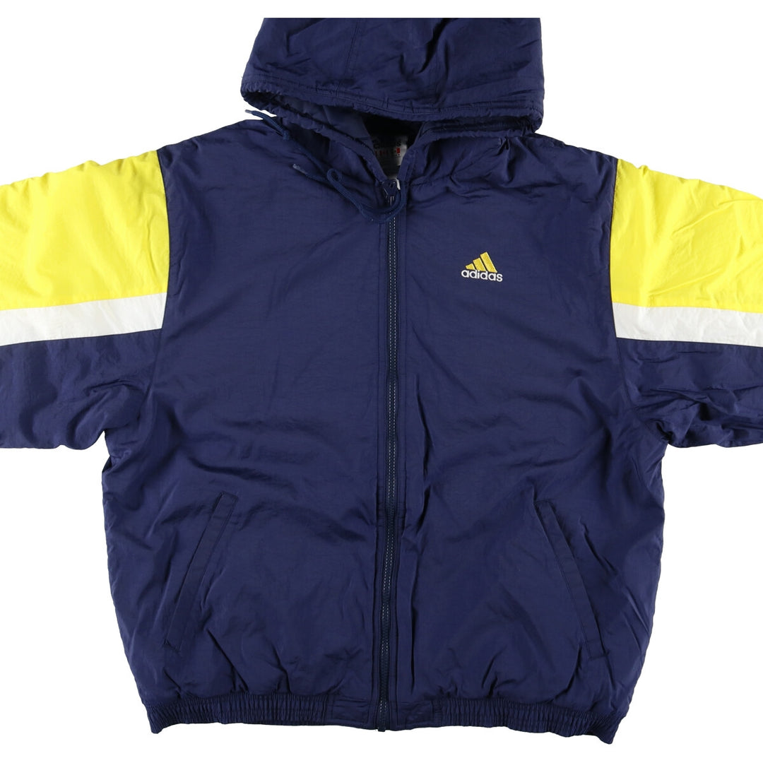 90s~00'S Adidas Back Logo Padded Hoodie Puffer Jacket Men's L size / eaa507442