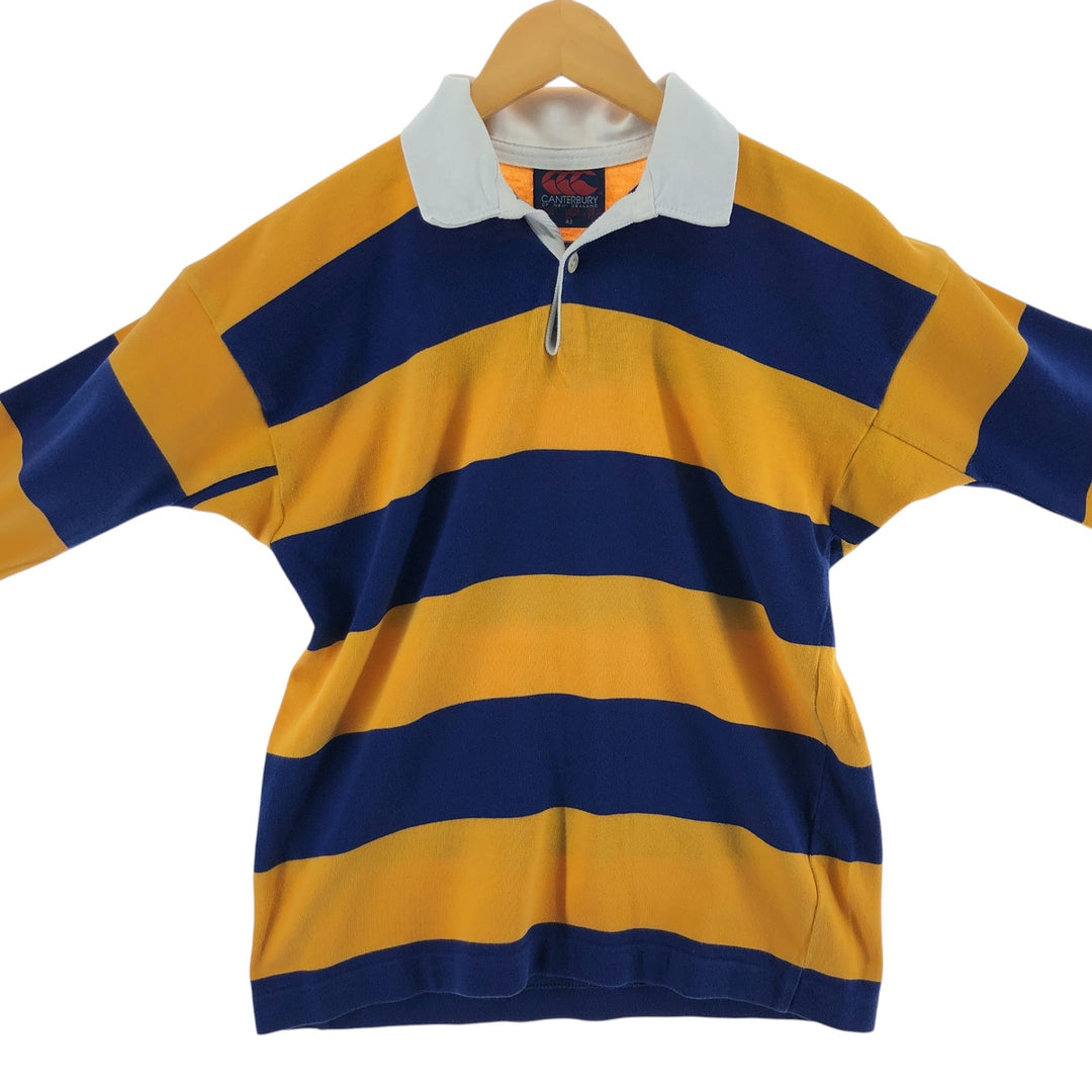 90'S Canterbury of New Zealand Striped Pattern Long Sleeve Rugby Shirt Men's Size L Vintage /eaa507444