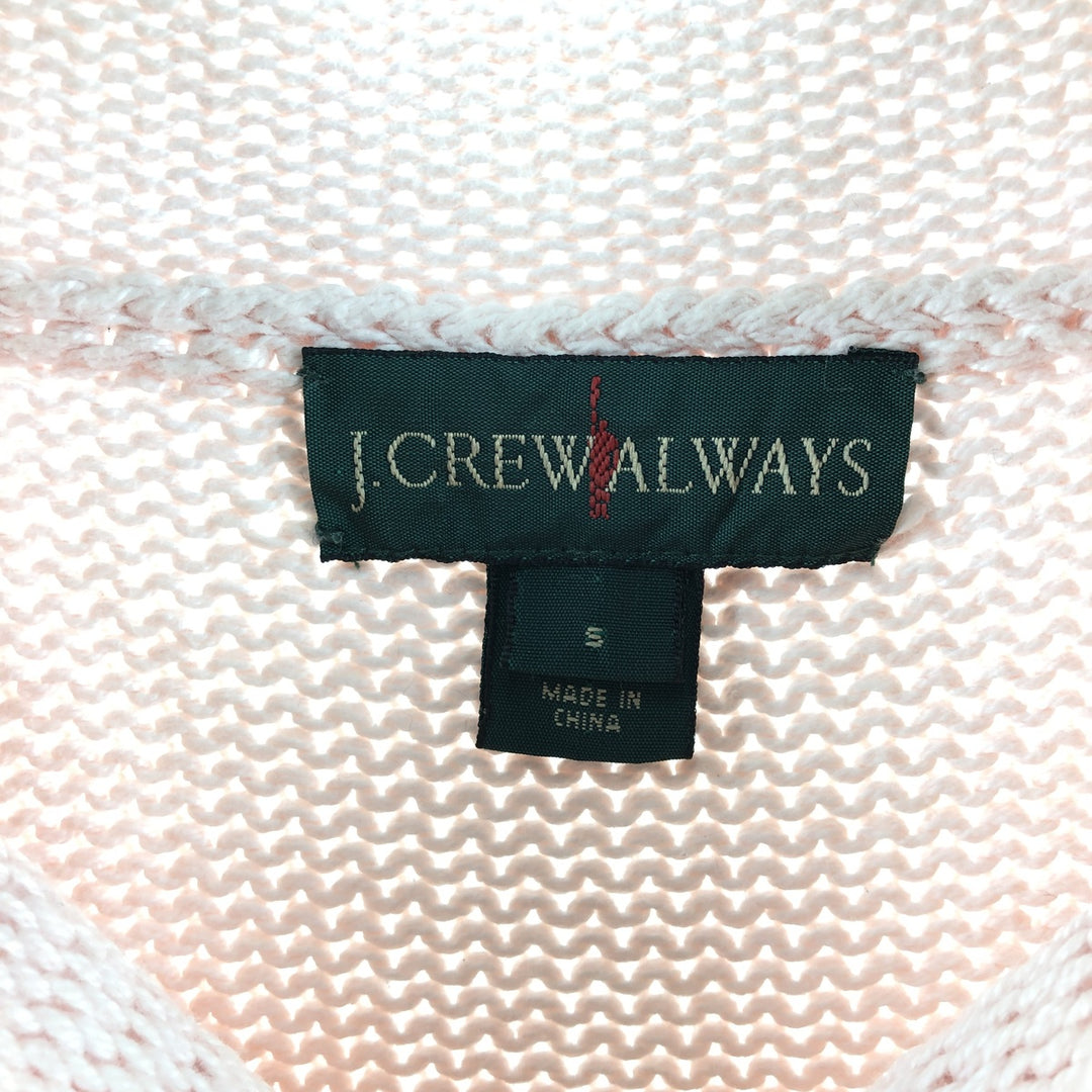 90s~ J.Crew ALWAYS Roll Neck Cotton Knit Sweater Women's Size S Vintage /eaa507501