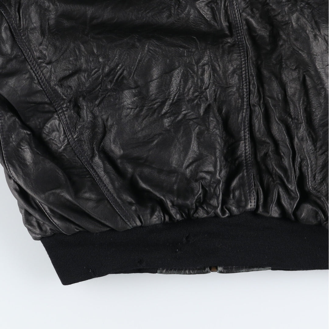 Leather blouson, men's size L / eaa507537