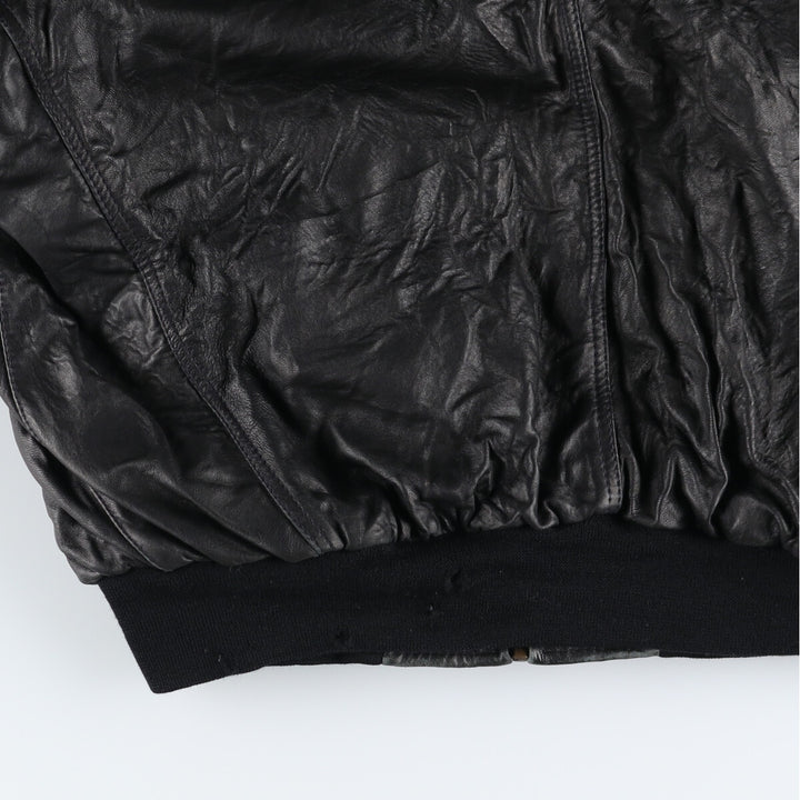 Leather blouson, men's size L / eaa507537