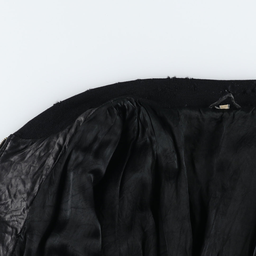 Leather blouson, men's size L / eaa507537