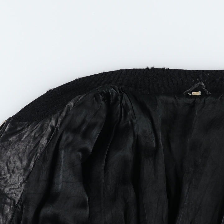 Leather blouson, men's size L / eaa507537