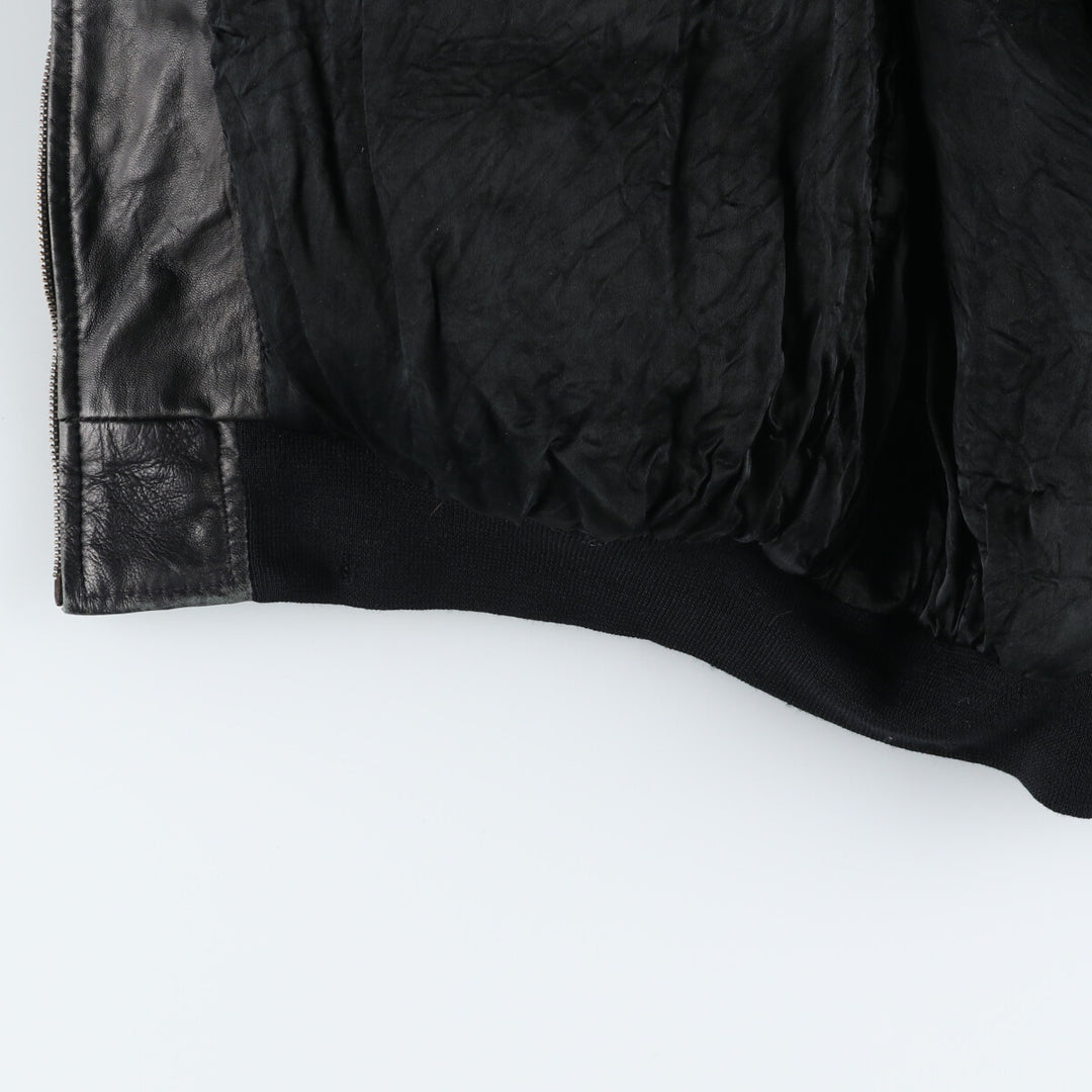 Leather blouson, men's size L / eaa507537