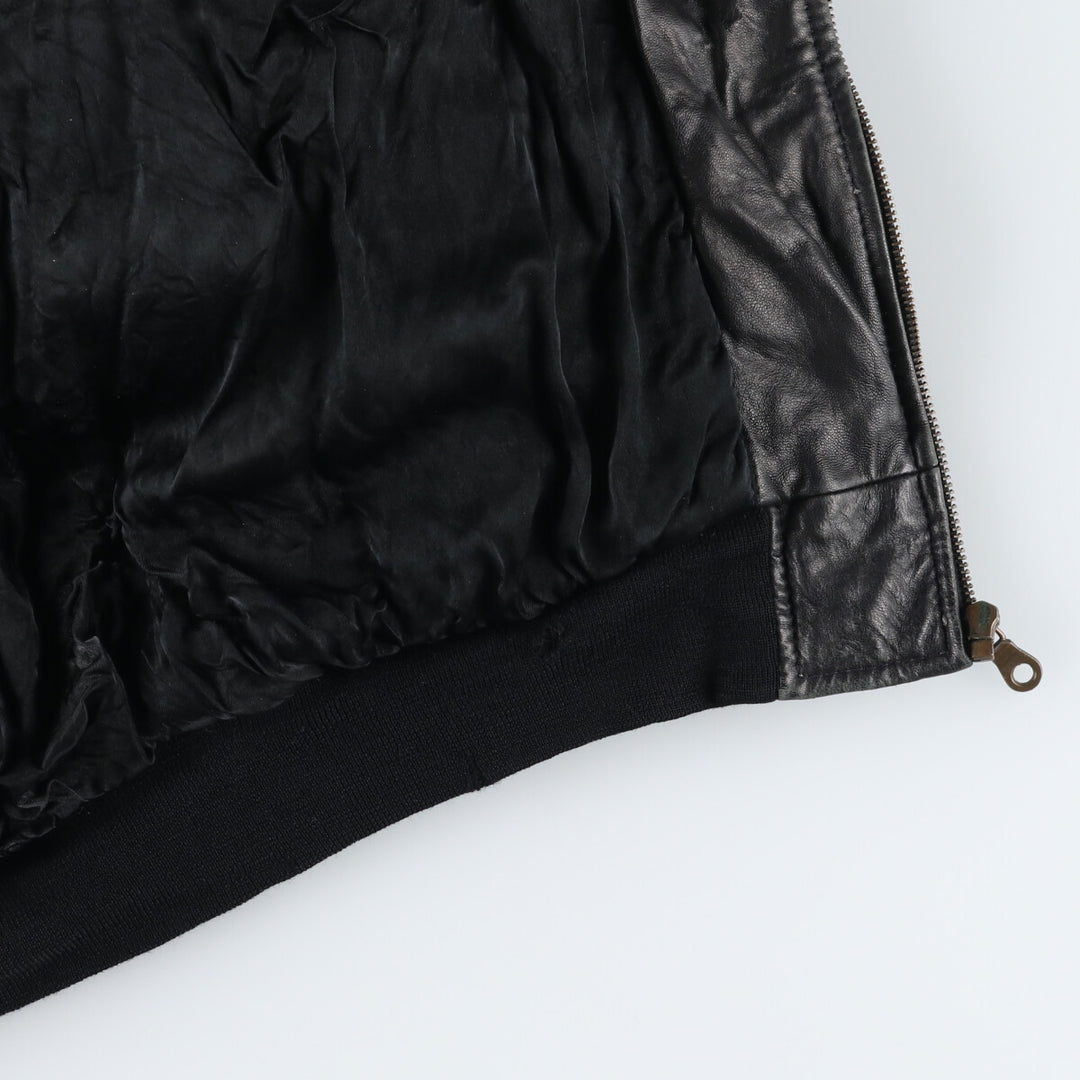 Leather blouson, men's size L / eaa507537