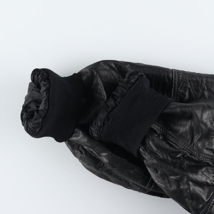 Leather blouson, men's size L / eaa507537