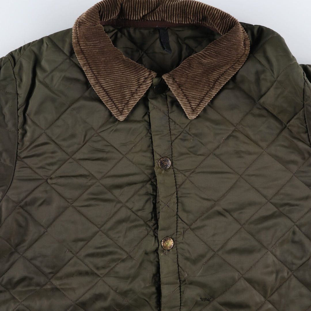 00'S Barbour Liddesdale Old 3 Warrant Quilted Jacket Puffer Jacket Made in England Men's M /eaa507544