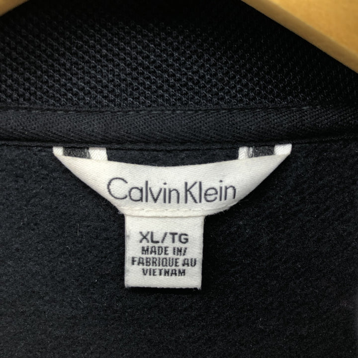 Calvin Klein Nylon Switching Full Zip Sweatshirt Trainer Men's XL / eaa507569