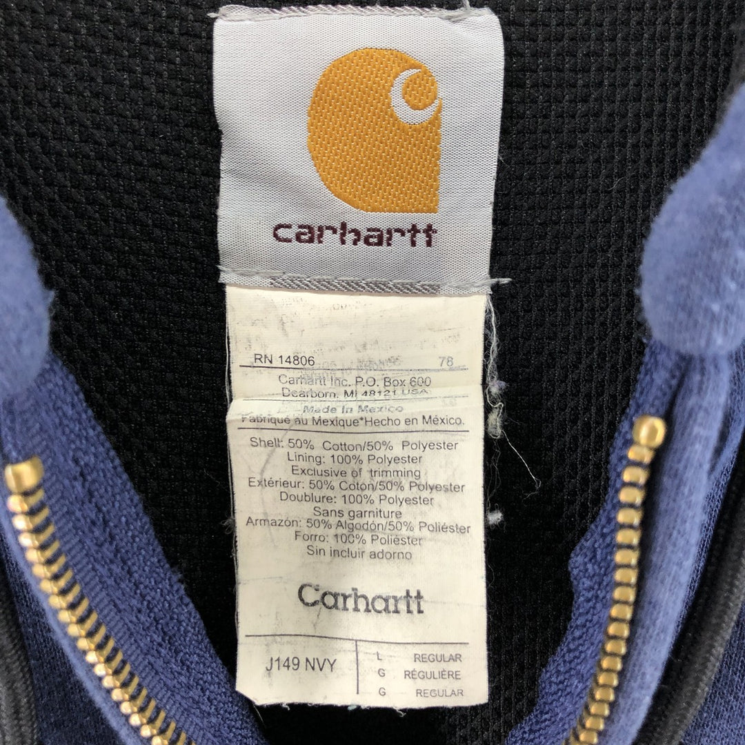 Carhartt Thermal Liner Sweat Full Zip Hoodie Men's L size / eaa507570