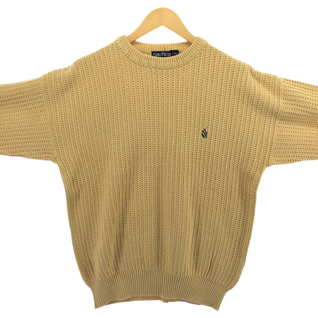 90'S NAUTICA Cotton Knit Sweater Men's Size L Vintage / eaa507587