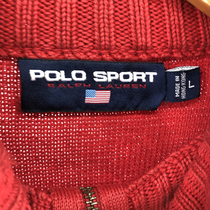 Ralph Lauren POLO SPORT Cotton Knit Sweater Men's Size L / eaa507592