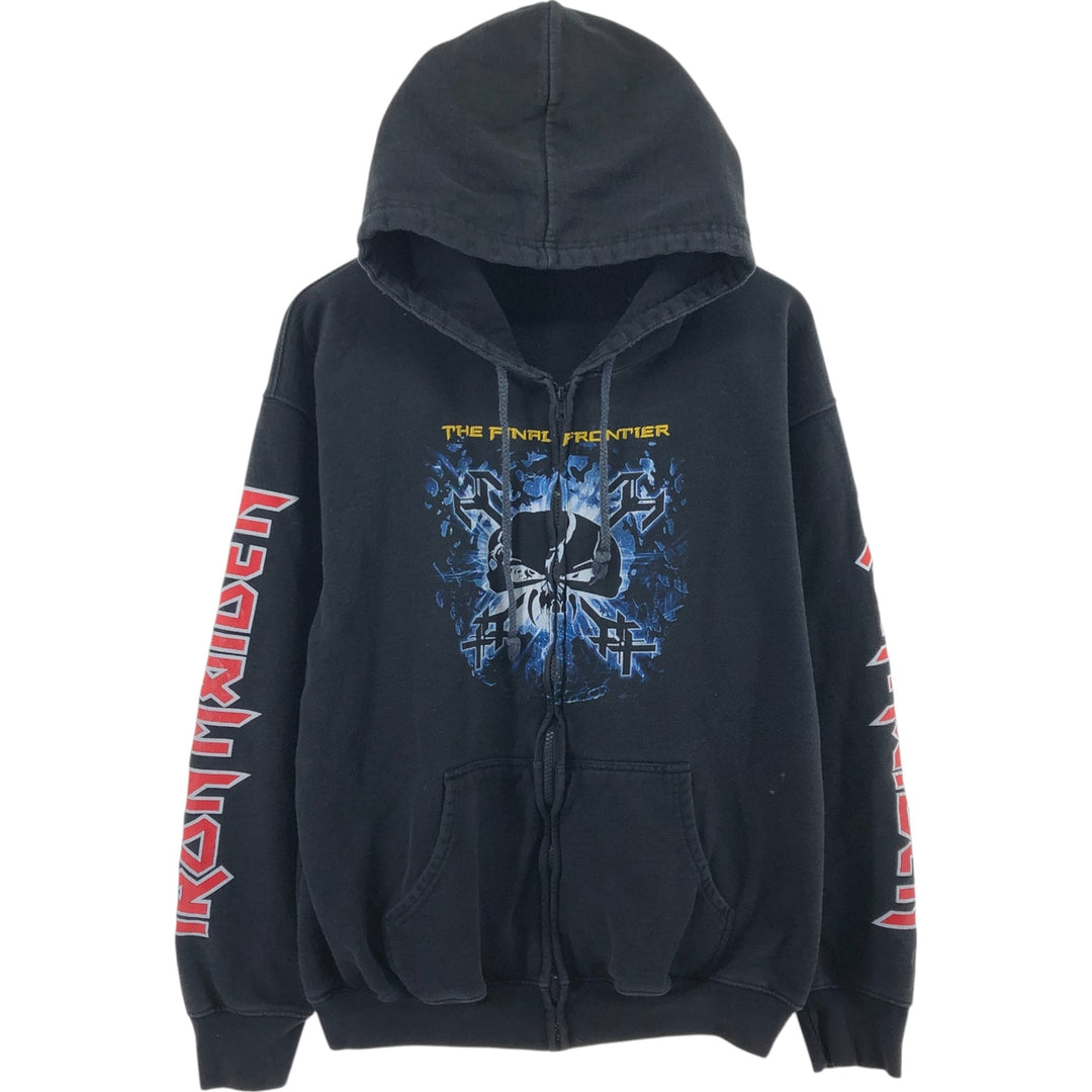 ROCK TEES IRON MAIDEN Iron Maiden Band Sweat Full Zip Hoodie Men's XL /eaa507620