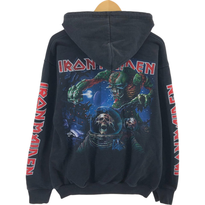 ROCK TEES IRON MAIDEN Iron Maiden Band Sweat Full Zip Hoodie Men's XL /eaa507620