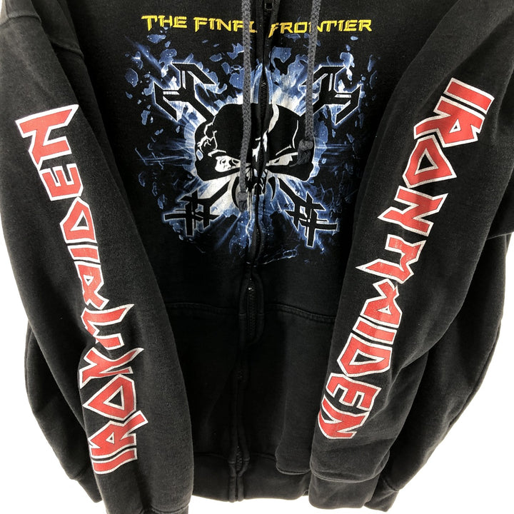 ROCK TEES IRON MAIDEN Iron Maiden Band Sweat Full Zip Hoodie Men's XL /eaa507620