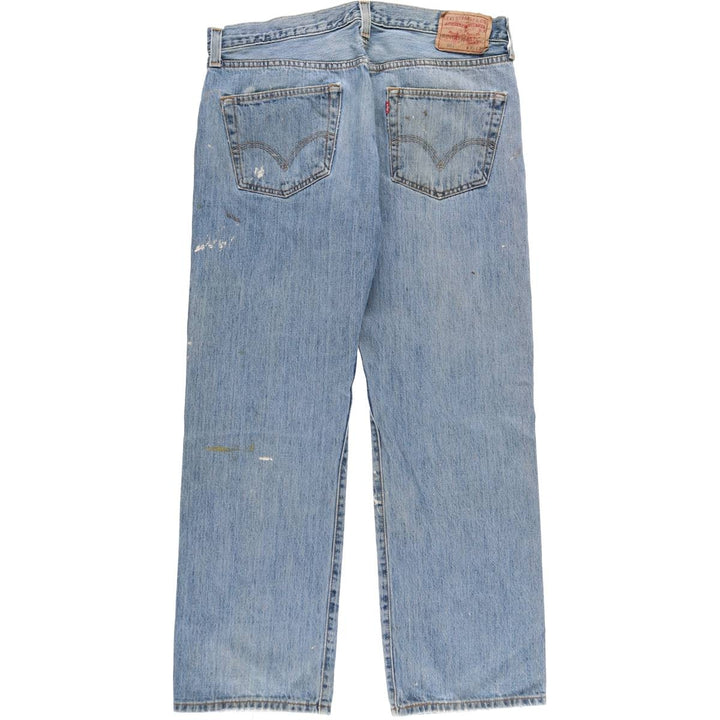 Levi's 501 STRAIGHT LEG BUTTON-FLY straight denim pants for men, equivalent to w36 / eaa507628