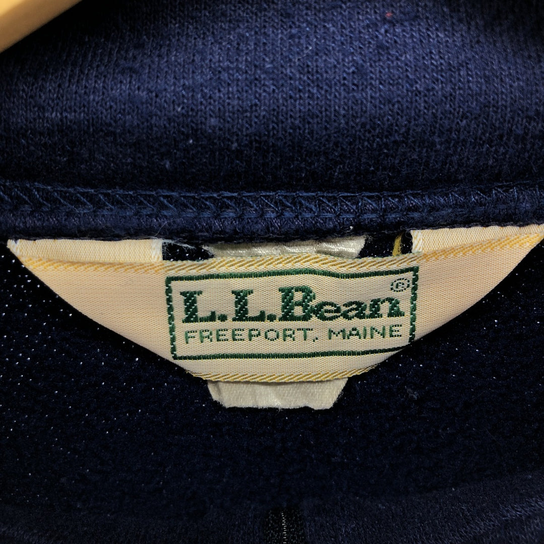 70s~80'S LLBean Lined Half-Zip Sweatshirt, Men's XL, Vintage /eaa507680