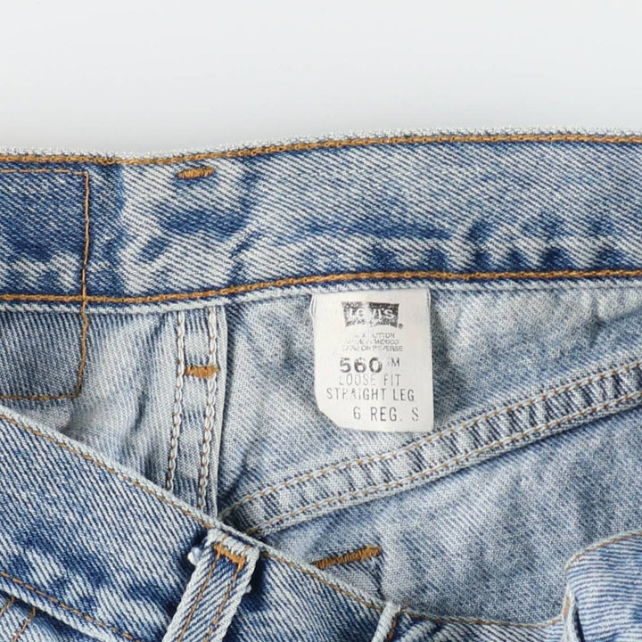 90'S Levi's 560 LOOSE FIT STRAIGHT LEG tapered denim pants for women, size L (w28) Vintage / eaa507694