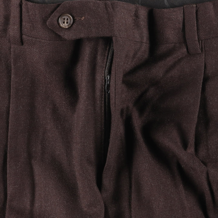 80s-90'S Josea Bank Clothiers Two-pleat Wool Pants Slacks Made in USA Men's W36 Vintage /eaa507700