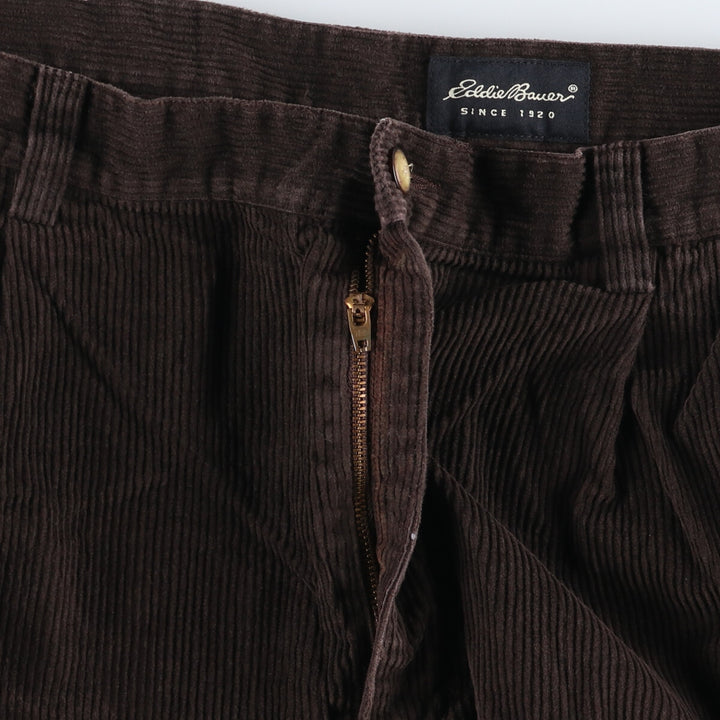 Eddie Bauer Wide Ribbed Two-pleat Corduroy Pants for Men, Size W36 / eaa507707