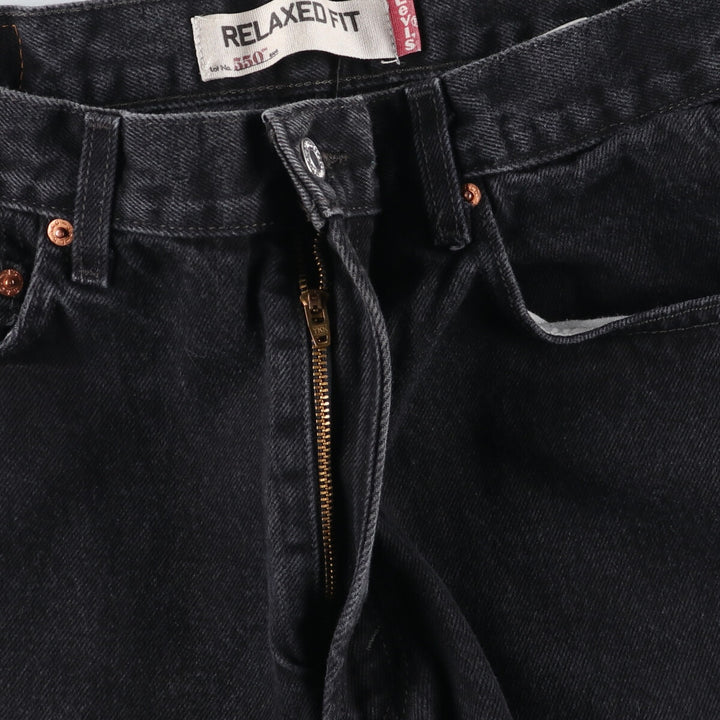 Levi's 550 Relaxed Fit Black Denim Tapered Denim Pants Men's W33 equivalent / eaa507727