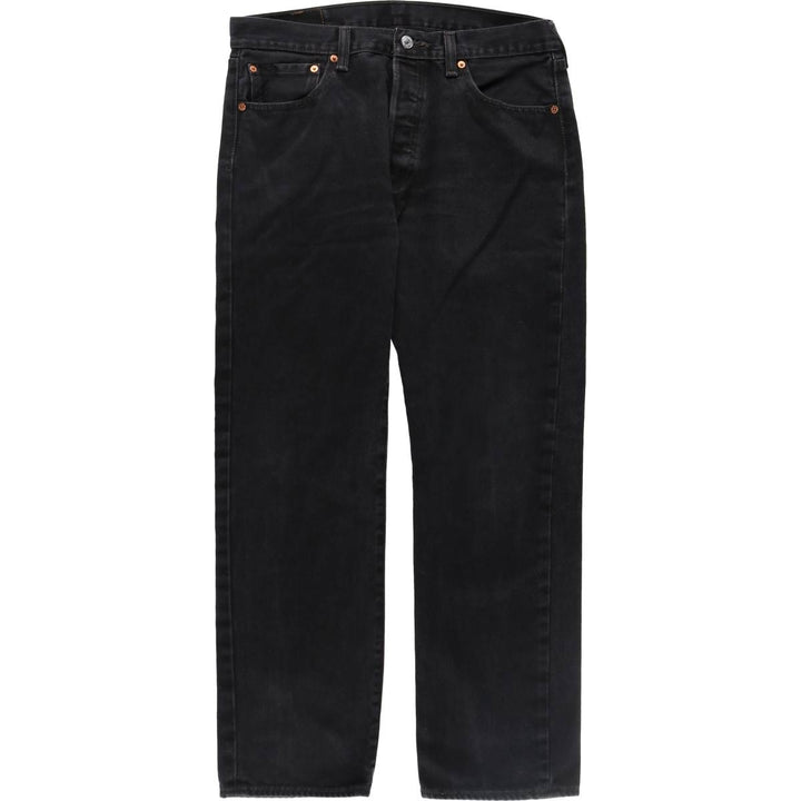 Levi's 501-0660 Black Denim Straight Denim Pants Men's W33 equivalent / eaa507737