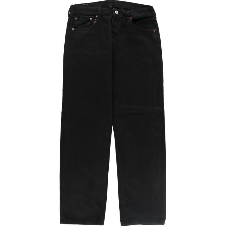 Levi's 501-0660 Euro Model Black Denim Straight Denim Pants Made in Spain Men's W33 equivalent / eaa507738