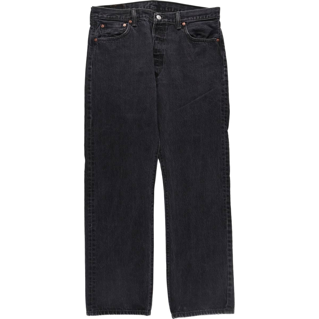 Levi's 501-0660 Black Denim Straight Denim Pants Men's W36 equivalent / eaa507740