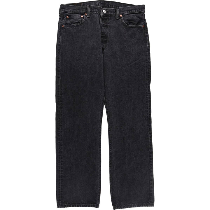 Levi's 501-0660 Black Denim Straight Denim Pants Men's W36 equivalent / eaa507740