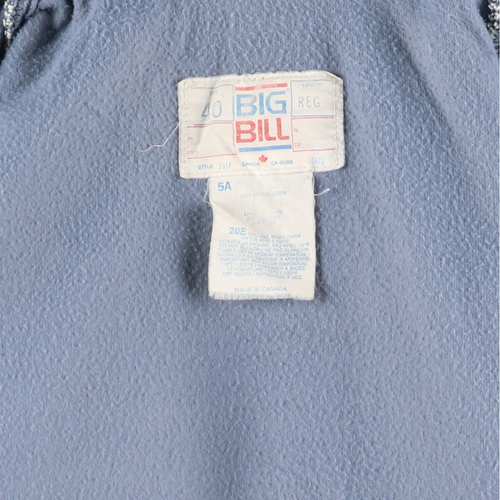 80'S BIG BILL denim coveralls made in Canada, men's size M, vintage /eaa507783