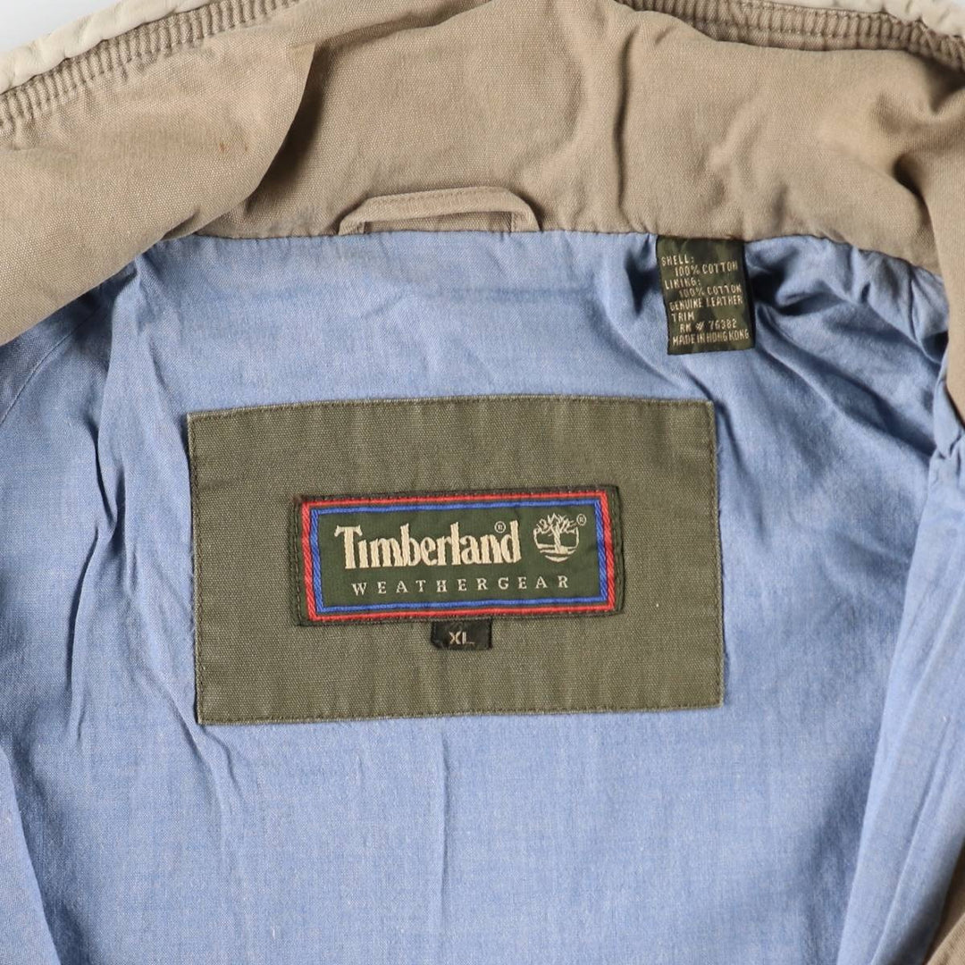 90s~00'S Timberland WEATHERGEAR Field Coat Cotton Jacket Men's XL Vintage /eaa507788