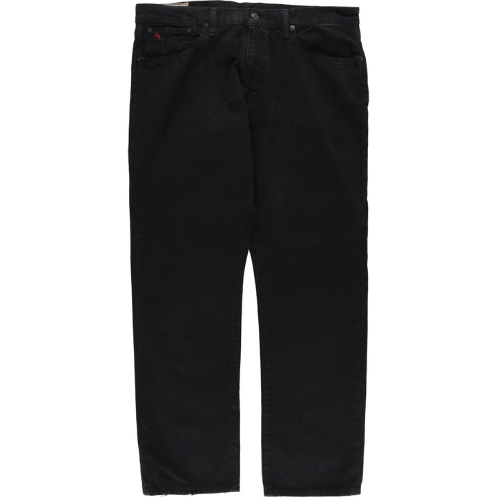 Ralph Lauren POLO RALPH LAUREN Black denim straight denim pants for men, W36 equivalent / eaa507873