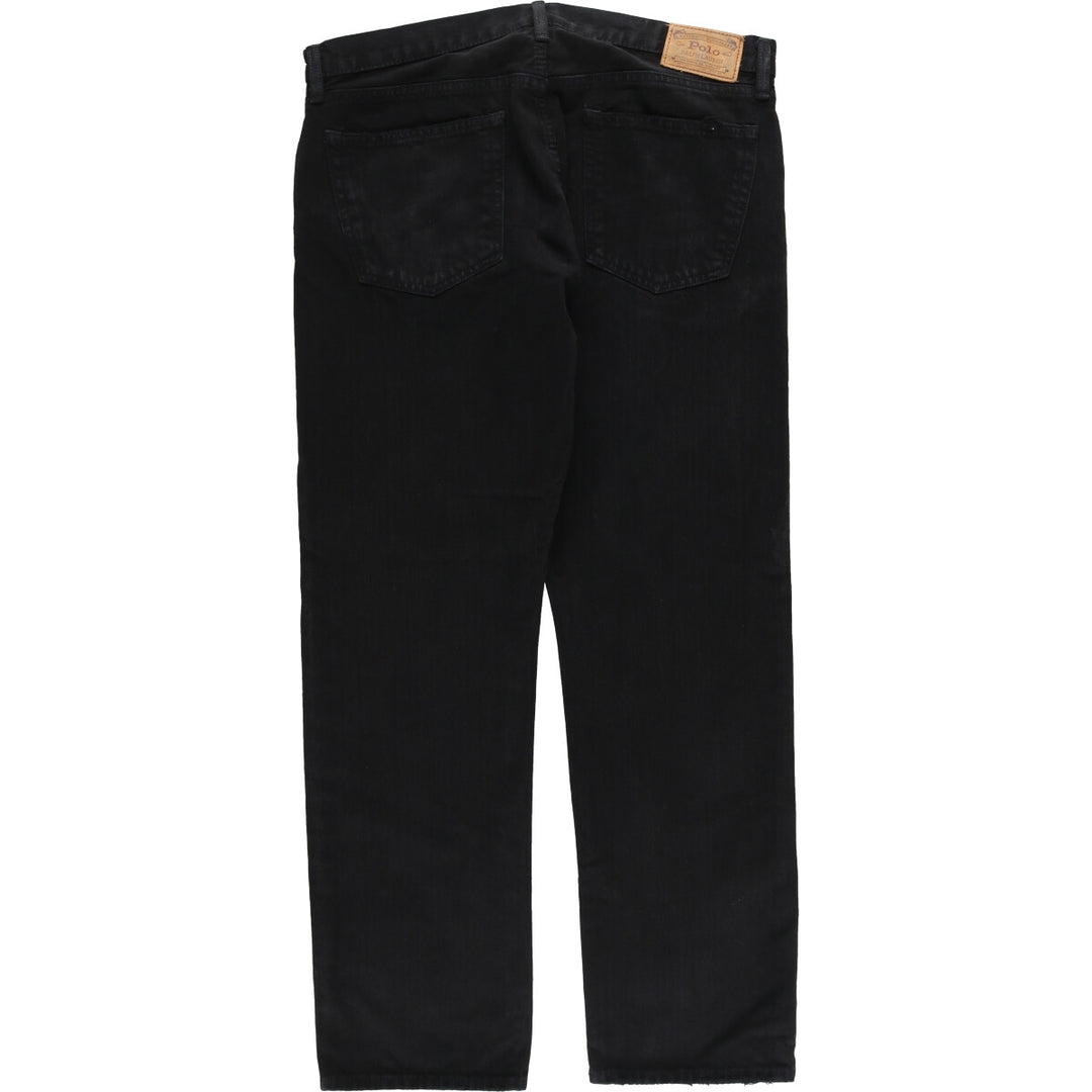 Ralph Lauren POLO RALPH LAUREN Black denim straight denim pants for men, W36 equivalent / eaa507873