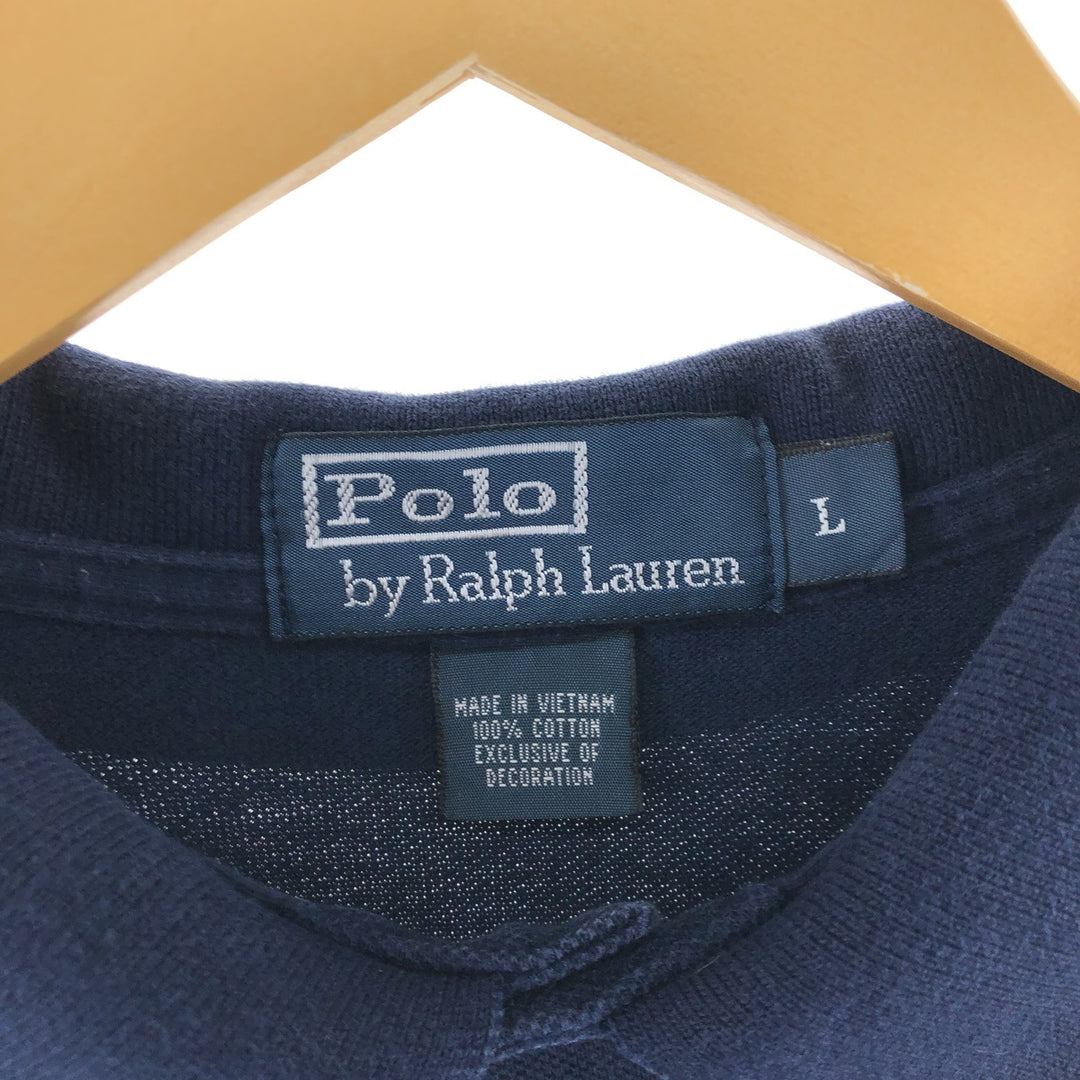 Ralph Lauren POLO by Ralph Lauren Big Pony Long Sleeve Polo Shirt Men's L size / eaa507911