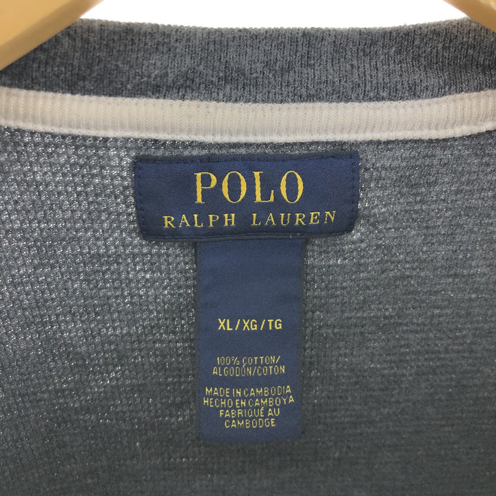 Ralph Lauren POLO RALPH LAUREN Thermal Long T-shirt Waffle Men's XL equivalent /eaa507922