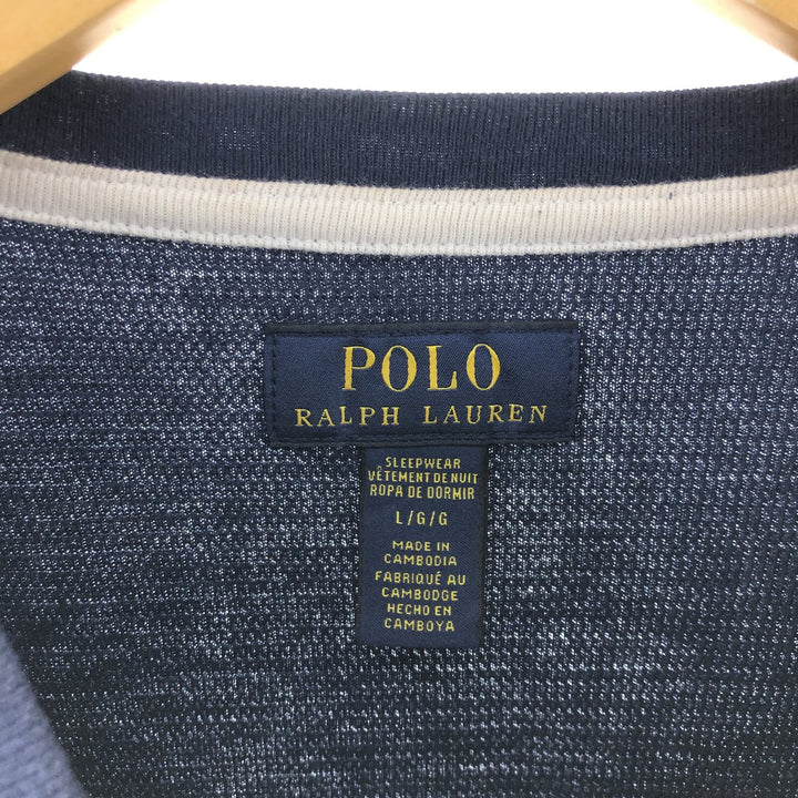 Ralph Lauren POLO RALPH LAUREN SLEEPWEAR Thermal Long T-shirt Waffle Men's L size / eaa507925