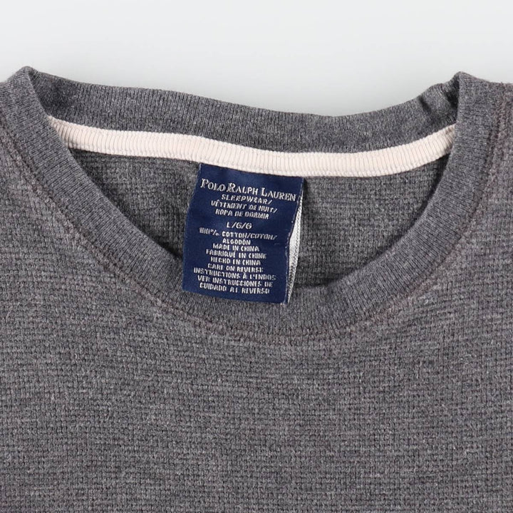 Ralph Lauren POLO RALPH LAUREN SLEEPWEAR Thermal Long T-shirt Men's L equivalent /eaa507927