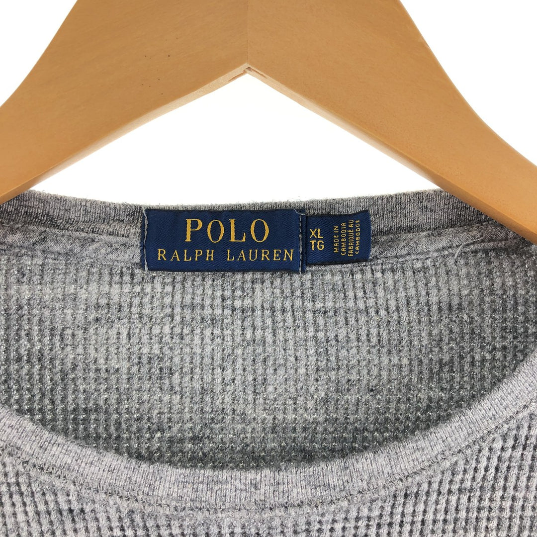 Ralph Lauren POLO RALPH LAUREN Thermal Long T-shirt Waffle Men's XL equivalent /eaa507933