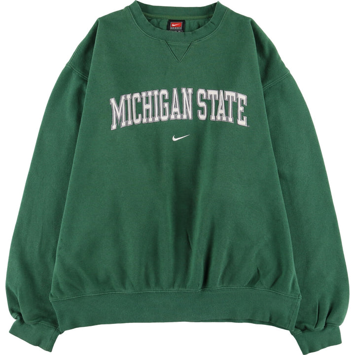 00'S Nike NIKE TEAM MICHIGAN STATE College Sweatshirt Trainer Men's XL equivalent /eaa507970